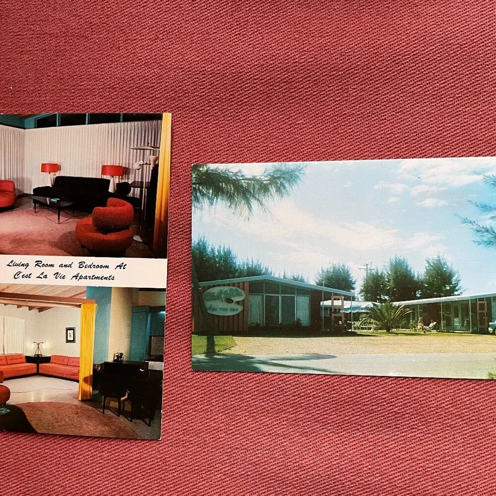Vintage Lot of 7 Florida Unused Postcards